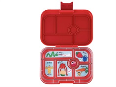 Yumbox wow red/funny monsters tray 6-sections madkasse Original